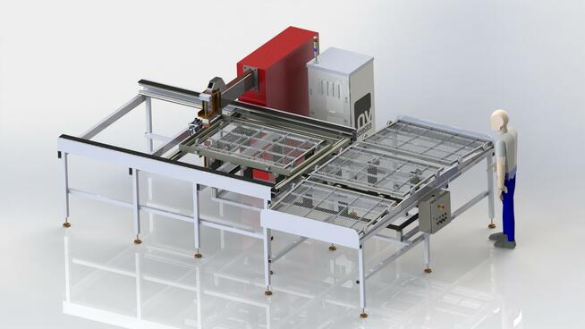 NOWA Zgrzewarka wielopunktowa do paneli ogrodzeniowych, siat