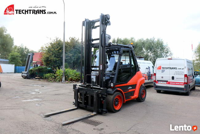 Linde H60 T wózek widłowy Linde 6 Ton, przesuw boczny widły
