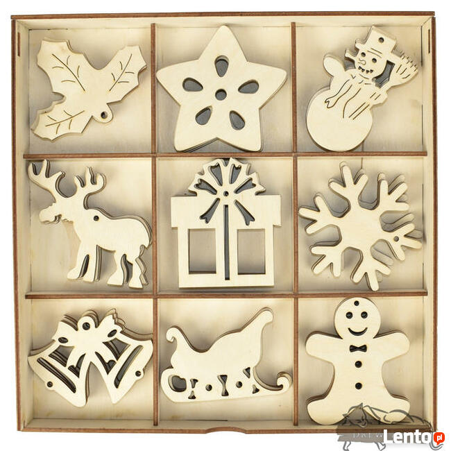 Ozdoby świąteczne ze sklejki