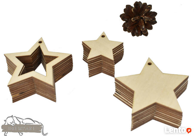 Ozdoby świąteczne ze sklejki