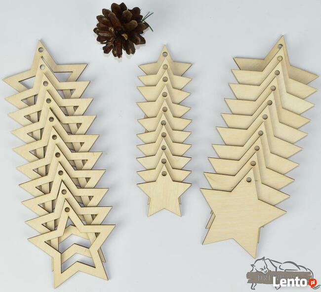 Ozdoby świąteczne ze sklejki