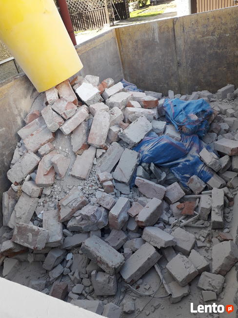 Zsyp budowlany rękaw gruz wynajem gruzy 10 metrów 2 zsypy