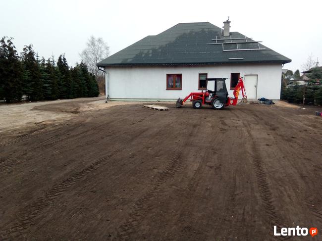 Odwodnienia drenaże nawodnienia miniladowarka fundamenty kop