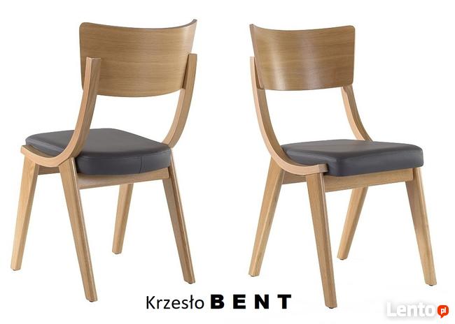 Designerskie Krzesła dębowe BENT - inaczej Skoczek PRL
