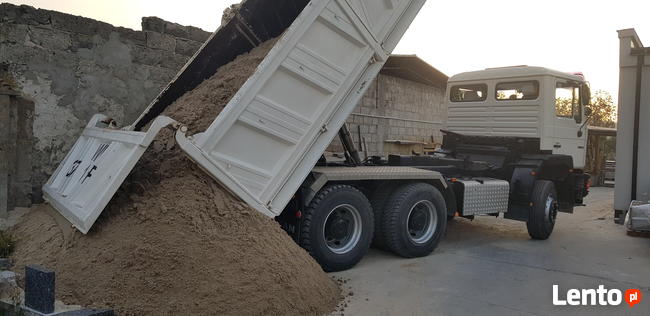 Piach szlaka ziemia Radom wywrotka