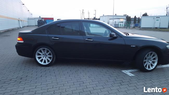 Bmw 750i E65 4.8 V8 380 KM 2008r Warszawa Full opcja Radar