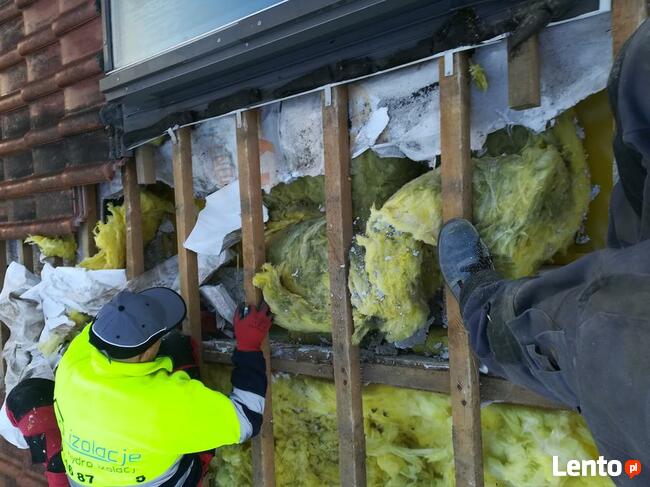 Termowizja Wdmuchiwanie celulozy Docieplanie pianą poddasza