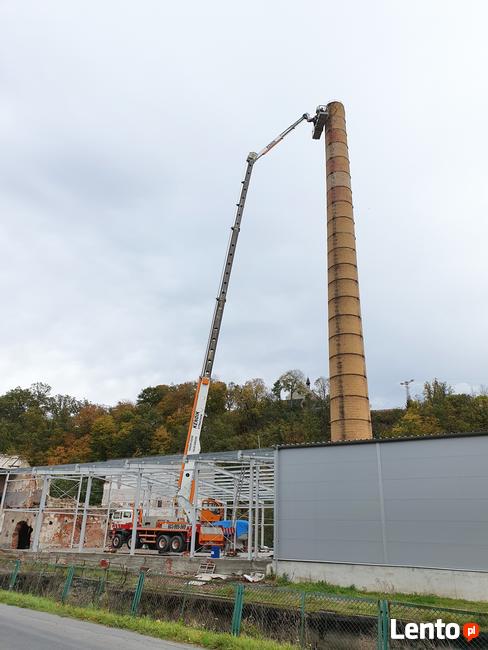 Wynajem zwyżek podnośników koszowych do 46m dźwig 100t