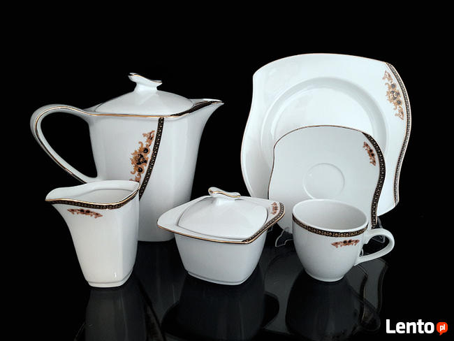 Serwis kawowy Floralis dla 12 osób