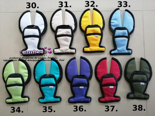 OCHRANIACZE na pasy osłonki do fotelika na pas fotelików Max