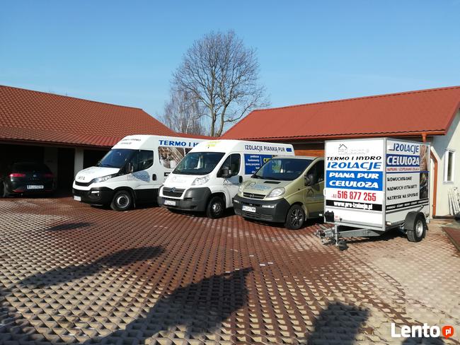 Badanie kamerą termowizyjną Wdmuchiwanie celulozy kuny zimno