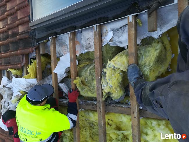 Badanie kamerą termowizyjną Wdmuchiwanie celulozy kuny zimno