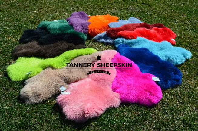 Skóry Owcze 14 KOLORÓW Skóra Owcza Dekoracyjna 101-120cm