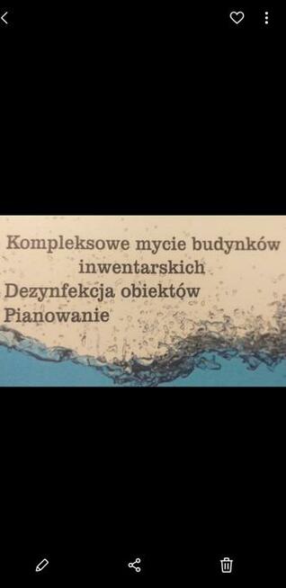 Mycie kurników i budynków inwentarskich.