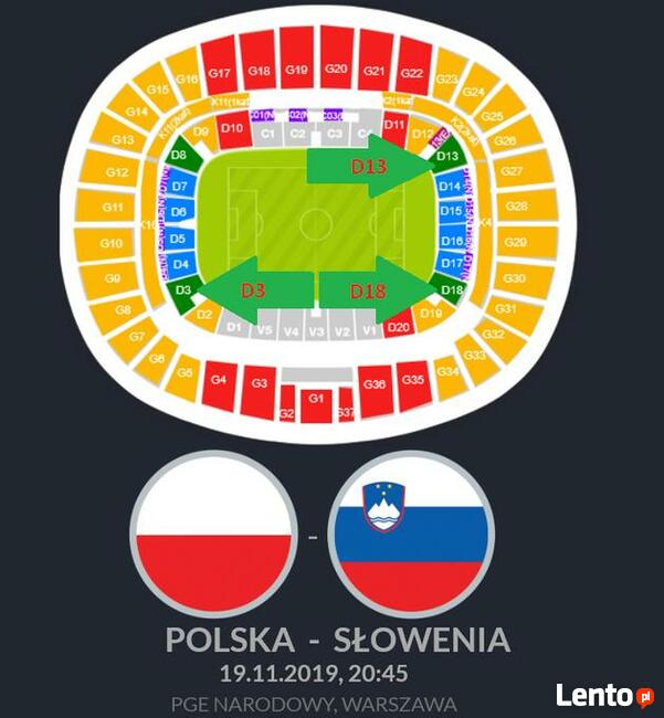 Bilety Polska - Słowenia Sektor rodzinny