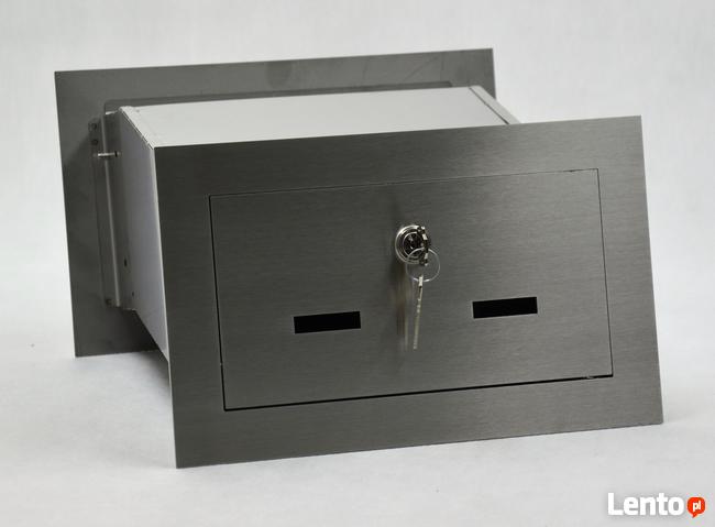 Skrzynka na listy przelotowa - INOX