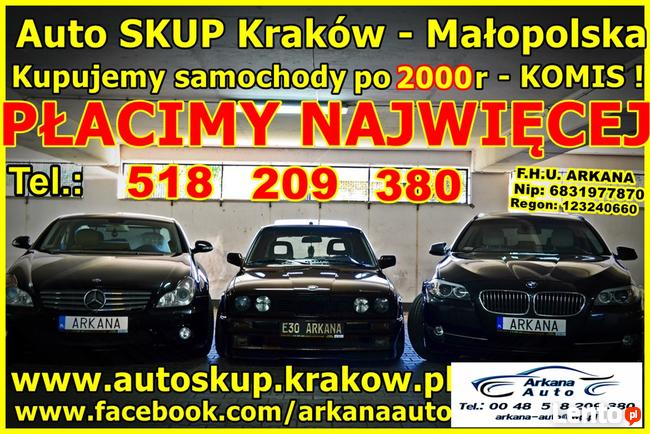 SKUP AUT ! AUTO KOMIS ! SKUP SAMOCHODÓW KRAKÓW-MAŁOPOLSKA !!