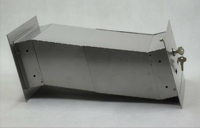 Skrzynka na listy przelotowa - INOX