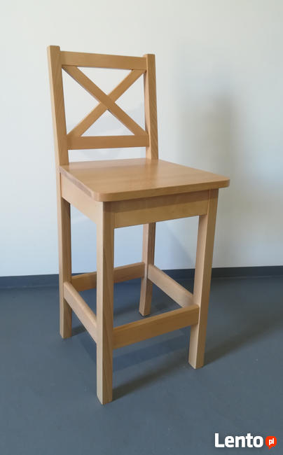 biały hoker kuchenny krzesła barowe białe hokery drewniane x