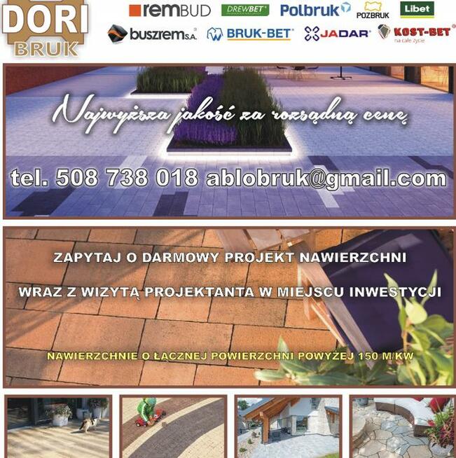 Kostka Brukowa PIAZA Piccola Avanti PŁUKANA CałaPL