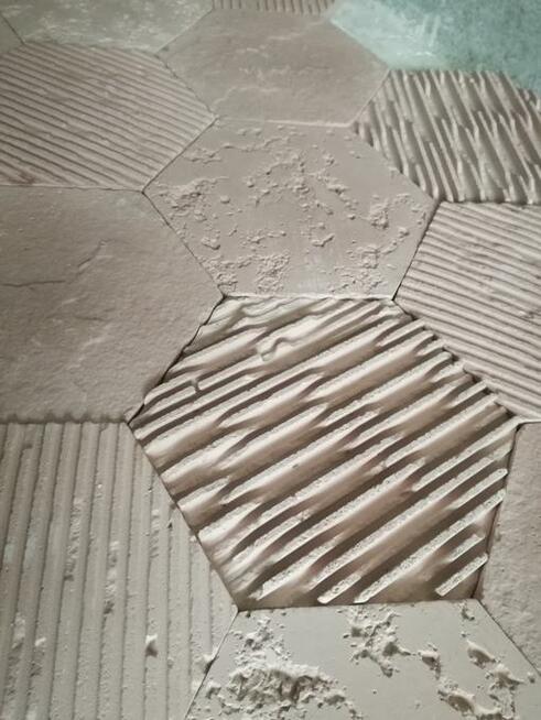 Hexagon dekory heksagon gipsowe hit płytki gipsowe