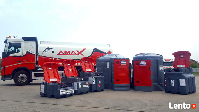 Truck Tanki, Amax, Raty! Mobilne 950l, 600l, 425l, 250l