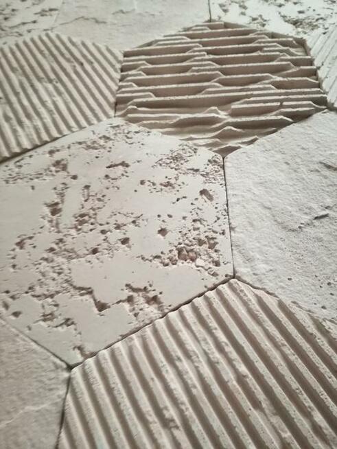 Hexagon dekory heksagon gipsowe hit płytki gipsowe