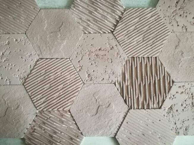 Hexagon dekory heksagon gipsowe hit płytki gipsowe