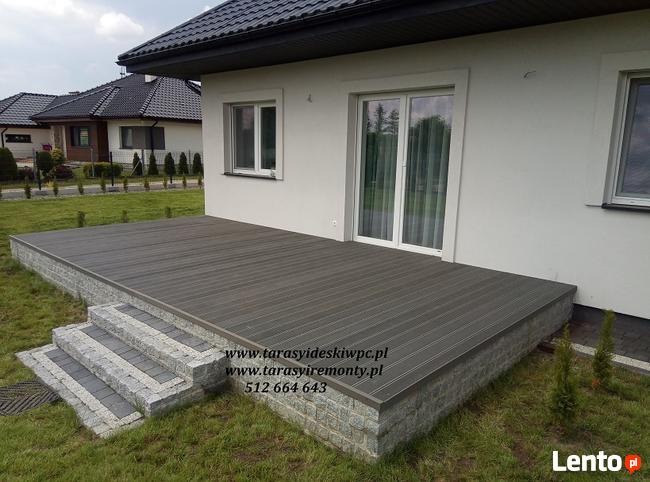 deski tarasowe kompozytowe wpc tarasy balkony montaz