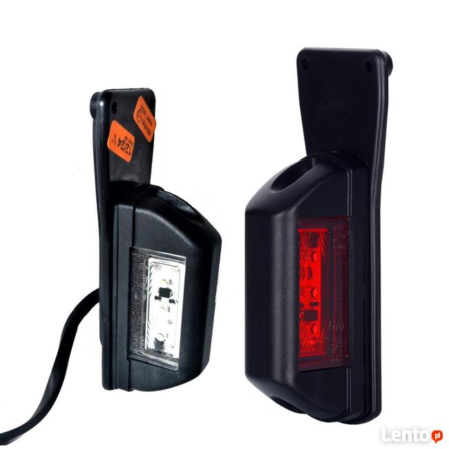 Lampa obrysowa LED Lampka tylna wisząca tył 12V 24V Laweta