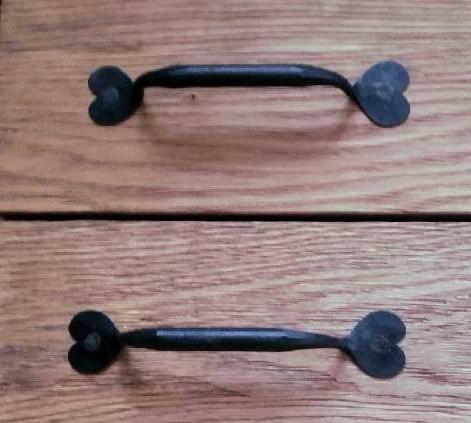 Ręcznie kute kowalskie uchwyty relingi do kuchni