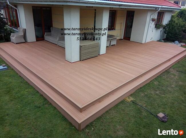 deski tarasowe kompozytowe wpc tarasy balkony montaz