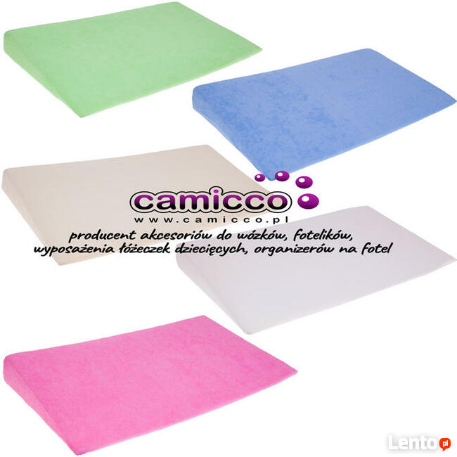 PODUSZKA KLIN DO ŁÓŻECZKA DLA NIEMOWLĄT + POSZEWKA