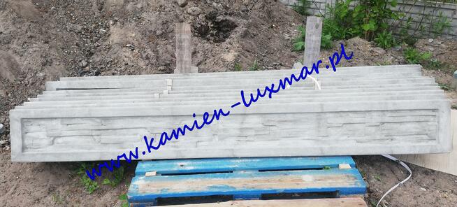 Podmurówka betonowa 25x250x5 (cm)/Siatka/Panel/