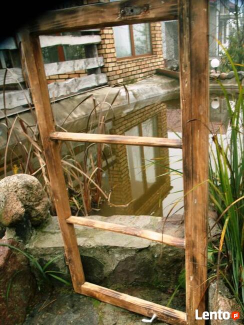 Rama okienna lustro aranżacja wnętrz 104x61