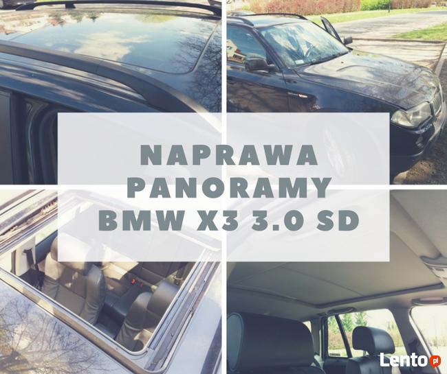 Naprawa szyberdachu BMW 3 5 X5 X3 E61 E91 panoramy Rzeszów