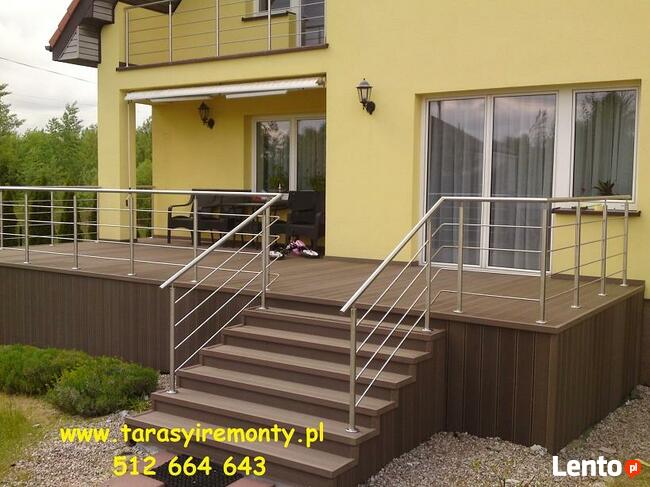 deski kompozytowe wpc tarasy balkony montaz