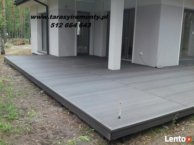deski kompozytowe wpc tarasy balkony montaz