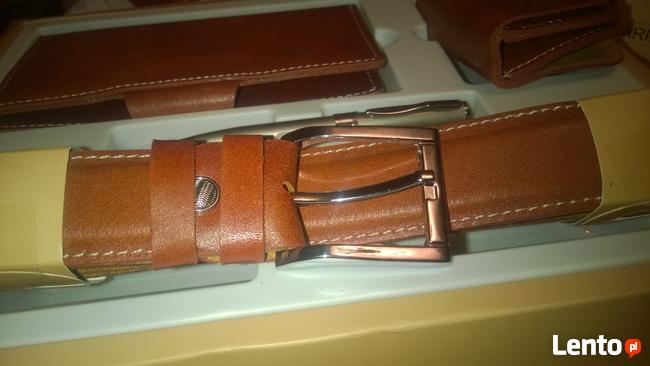 zestaw :portfel, pasek ,etui, dlugopis