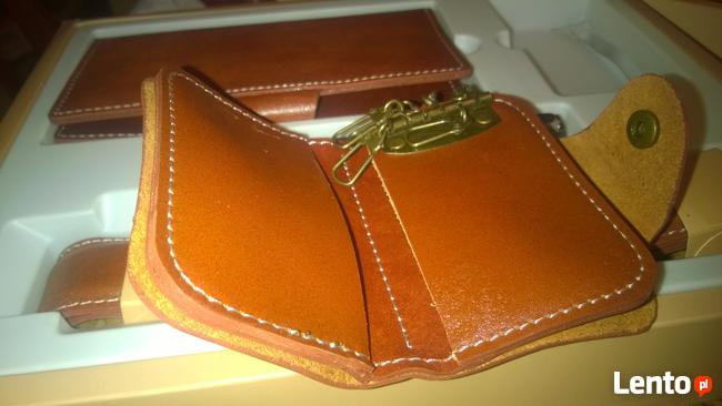 zestaw :portfel, pasek ,etui, dlugopis