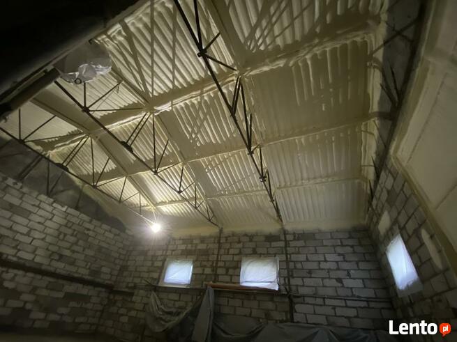 Ocieplanie piana Pur ,ocieplanie pianka ,ocieplanie poddasza