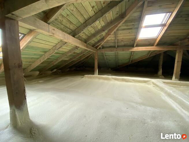 Ocieplanie piana Pur ,ocieplanie pianka ,ocieplanie poddasza