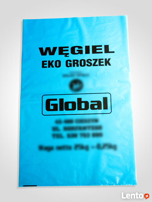 Worek regranulat 50x80cm na Ekogroszek z nadrukiem +projekt
