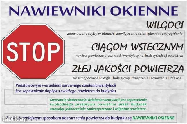 MONTAŻ/SPRZEDAŻ - NAWIEWNIKI OKIENNE