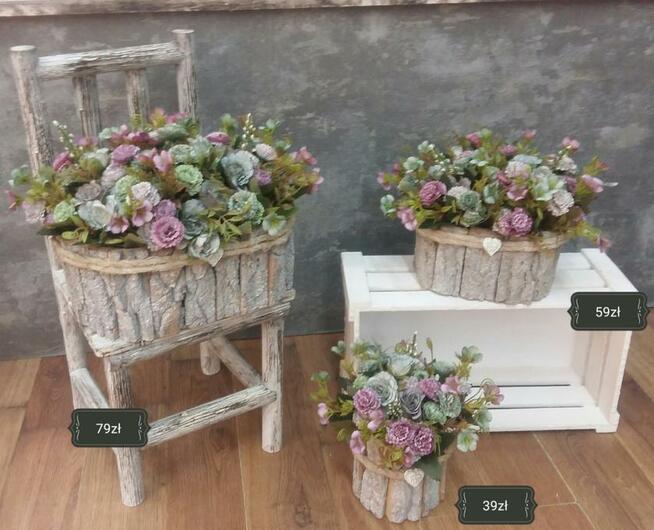 Kwiaty sztuczne, kompozycje