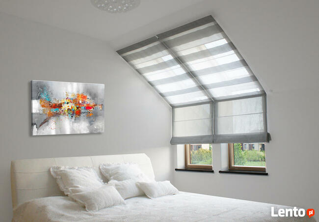 Rolety rzymskie dachowe na wymiar