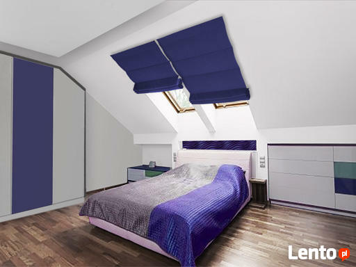 Rolety rzymskie dachowe na wymiar