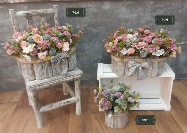 Kwiaty sztuczne, kompozycje