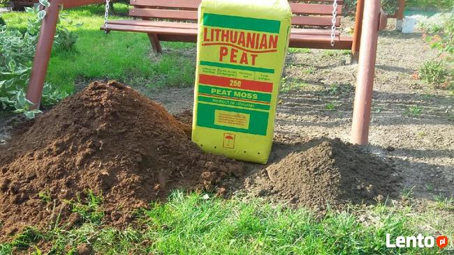 Torf kwaśny suchy litewski sprasowany.