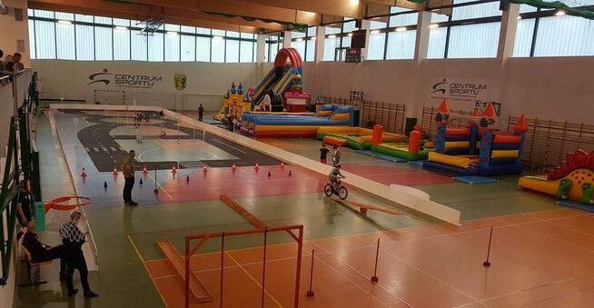 Rowerowy tor przeszkód atrakcja rowerowa na eventy